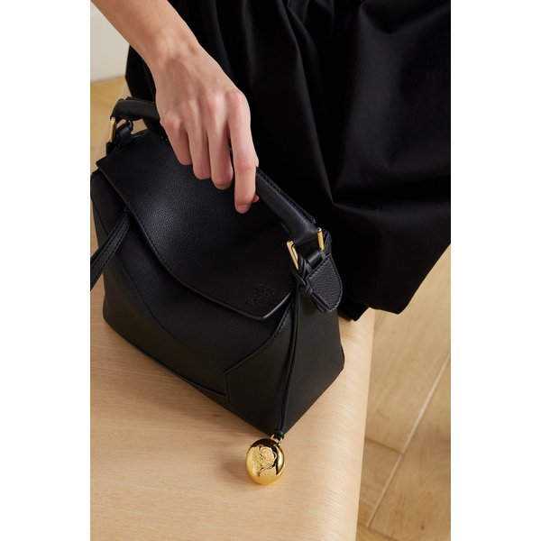 아나그램 페블 골드톤 가죽 백 참 46376663162984327