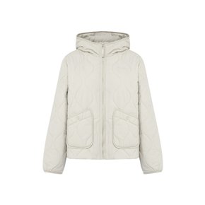 DWU26186GE POP 여성 경량 패딩 자켓 Grayish BEIGE 6879501