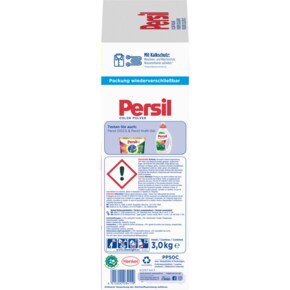 퍼실 Persil 컬러 가루 세탁 세제 3kg