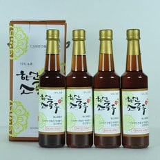 한산소곡주 500ml x 4개(set) 선물용 전통주 약주