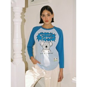 WELCOME TO SYDNEY RAGLAN T SHIRT_BLUE (2 SIZES)