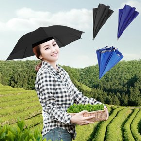 모자우산 낚시우산 작업우산 농사 썬캡 응원 야구모자 색상임의