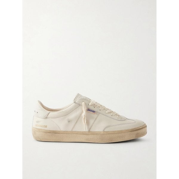 소울-스타 디스트레스드 가죽 스니커즈 46376663163009088