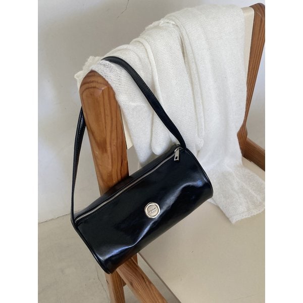 classic round mini bag_black