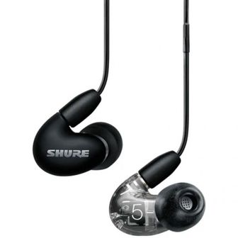  미국 슈어 이어폰 Shure AONIC 5 Wired Sound Isolating Earbuds High Definition 네추럴 Bass T