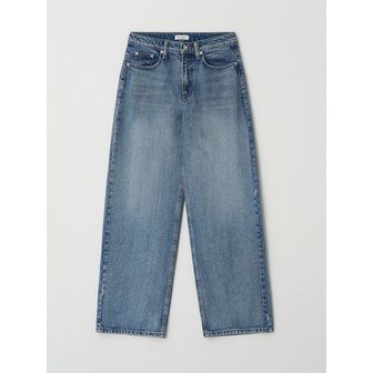 버튼업 올브러쉬 워시드 와이드 데님 팬츠