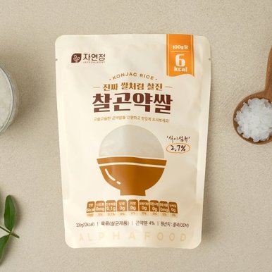 찰곤약쌀 200g