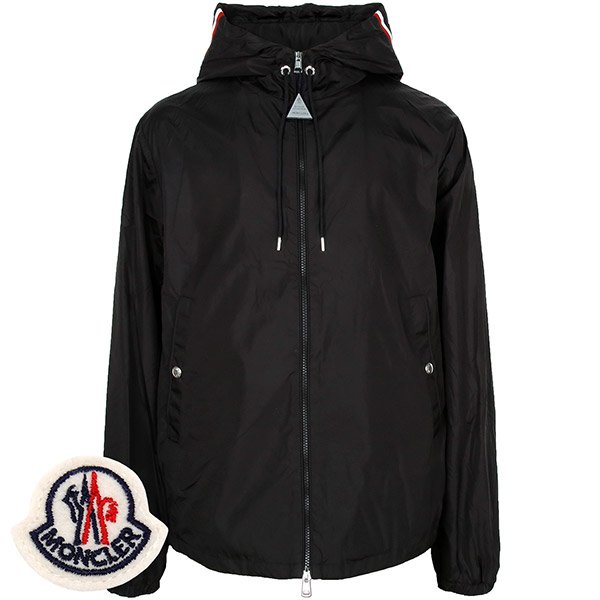 [부산점] 몽클레어 블랙 그림퍼스 윈드브레이커 후드 집업 자켓 GRIMPEURS 1A00090 54155 999