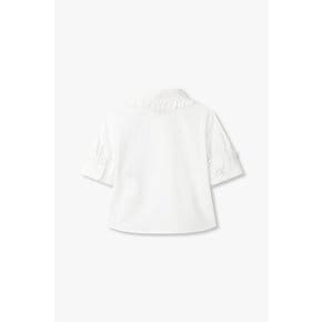 [여아] 프릴 디테일 코튼 셔츠 0465161001000
