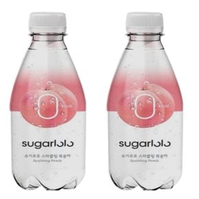 슈가로로 스파클링복숭아 제로칼로리 페트음료 350ml x 18개 (무료배송)