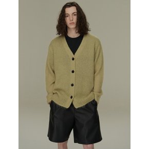 Oversized Mohair Cardigan (Olive)