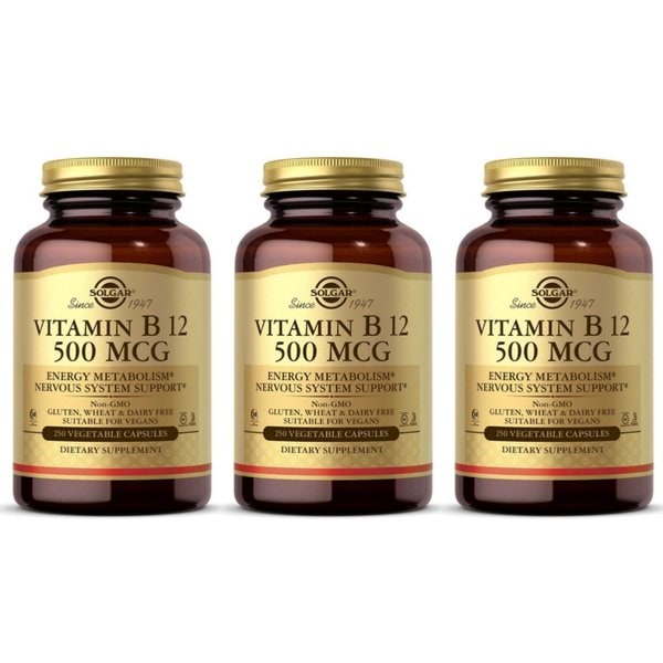 비타민 B12 500mcg 250베지캡슐 X 3통세트