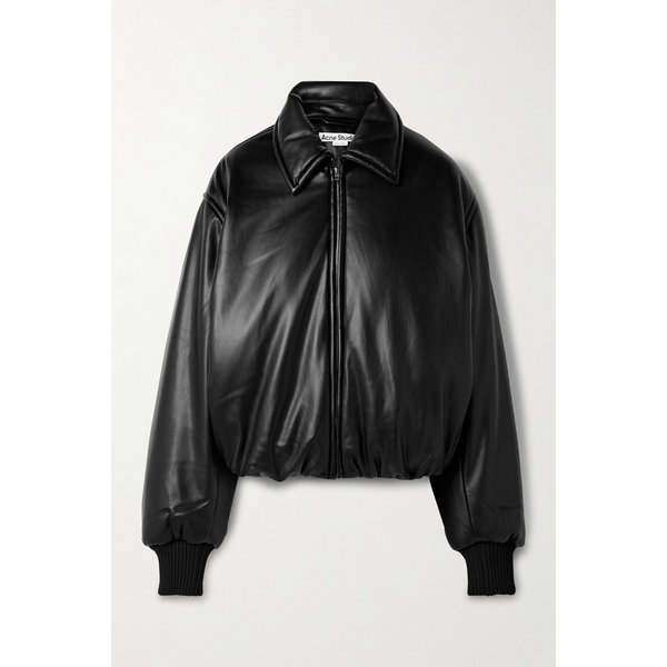 블랙 패디드 봄버 재킷 46376663162871139