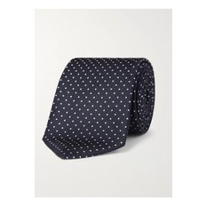 8cm Polka-Dot Silk Tie 4068790126393246