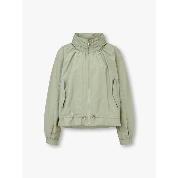 히든 후드 나일론 점퍼_라이트 카키 7225220001