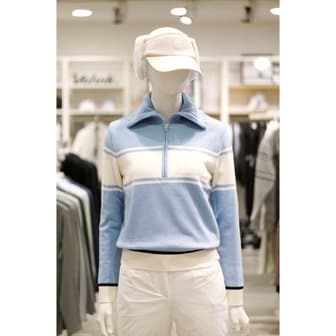 볼빅 [여주점] 골프웨어 여성 골프 보더 윙카라 방풍 니트 TNA01