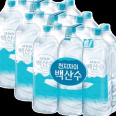 백산수 무라벨 유라벨 2L x 18병 유라벨 무라벨 랜덤 배송 백두산 물