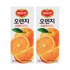 델몬트 오렌지 드링크 190ml 24팩