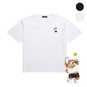 TENNIS BEAR 오버핏 반팔 티셔츠 (VNDTS241) 2칼라