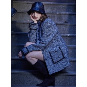 MOMA TWEED HALF COAT