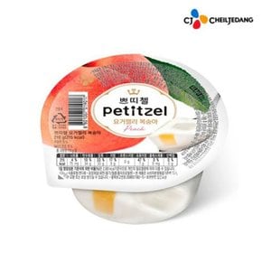 푸딩 디저트 요거젤리 CJ쁘띠첼 복숭아210g 젤리 아이스크림