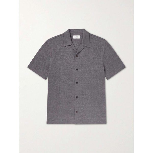 미스터 피 캠프 칼라 리넨 셔츠 46376663163004802