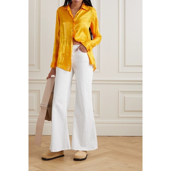 르 팔라조 하이 라이즈 와이드 핏 진 화이트 45666037504843879