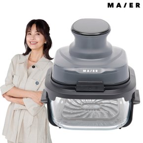 [마이어] 크런치 글라스 에어프라이어 (대용량 5.3L+2.6Lx2개) MC-AF5503 / MAIER