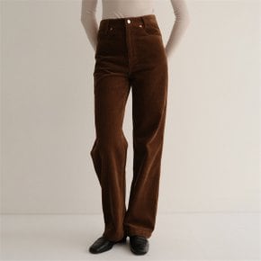 [블랭크03] straight-fit corduroy pants (brown)