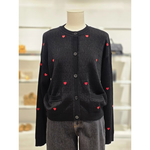 [여주점] 모노그램 하트자수 가디건 (090477001555)