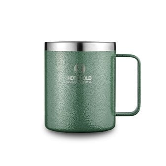 리벤스 스텐 보온보냉 손잡이 머그컵 400ml(그린)