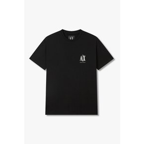 AX남성 엠보 로고 자수 티셔츠A416130903블랙