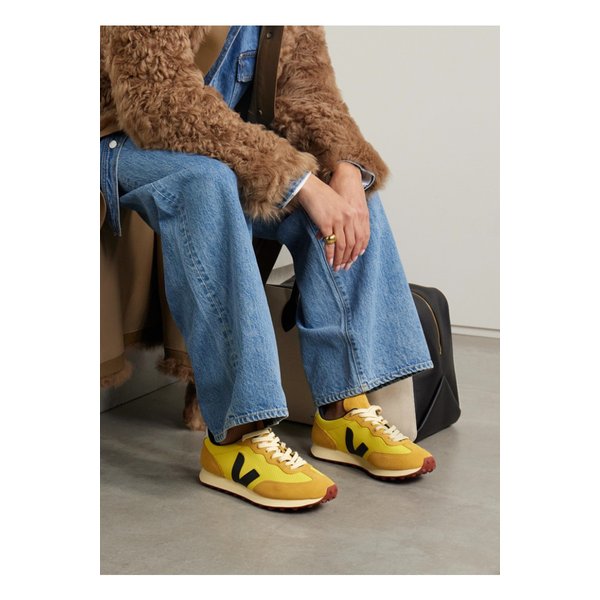 리오 브랑코 가죽 트리밍 스웨이드 알베오메쉬 스니커즈 1647597326294717