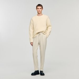 산드로옴므 [SANDRO HOMME] 스트레이트 밴딩 팬츠 SH25A3MRA1091
