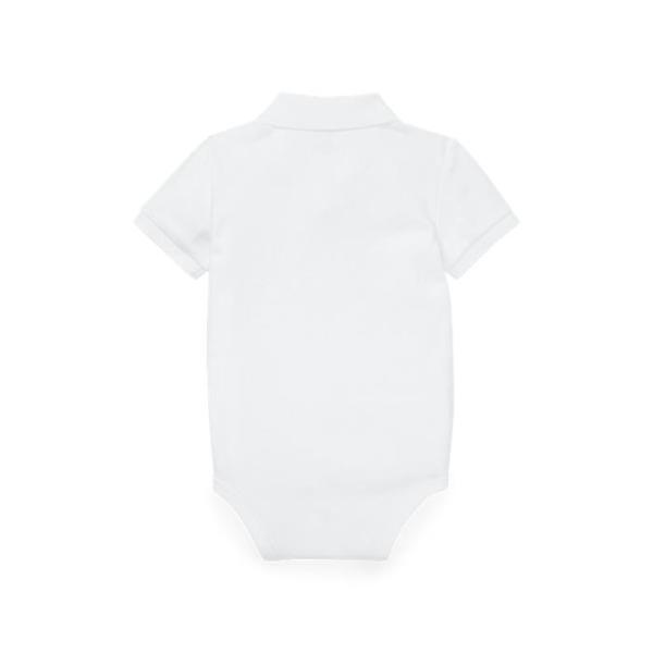 랄프 로렌 베이비 남아 소프트 코튼 폴로 바디수트(CWPOOPCI1M20014100)