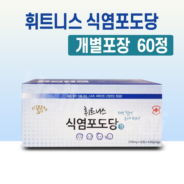 휘트니스 식염포도당 700mg x 60정