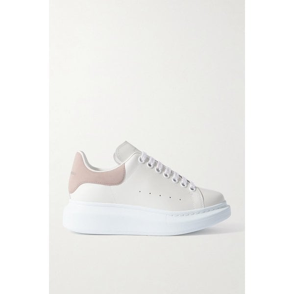 과장된 솔 스웨이드 트리밍 가죽 스니커즈 46376663163042306