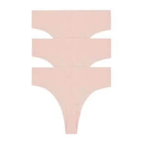 우먼 Litewear 컷 Anywear 텅 쪼리 슬리퍼 Underwear 3 팩 DK5026P3 - 바닐라 22755446 139