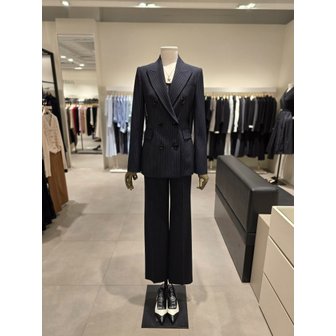 지고트 [파주점] 세트 스트라이프 피크드 재킷 + 일자핏 팬츠 JR9A0JK711,JR9A0SL711