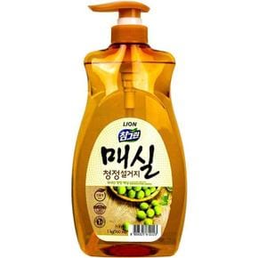 매실 청정설거지 펌프 1kg 참그린 주방세제 강력 찌든때 (S12056854)