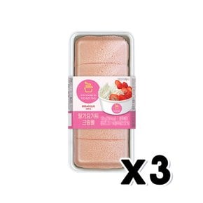 요아정 딸기요거트 크림롤 베이커리빵 125g x 3개