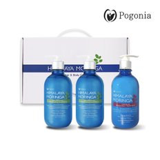 히말라야모링가 3종 헤어선물세트 (샴푸500ml x2+트리트먼트500ml x1)