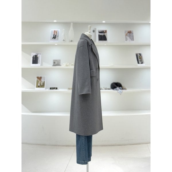 [여주점] 여성 더블 버튼 롱코트 (L261MSH507)