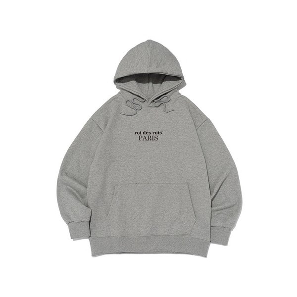 [기모/NO기모] 오리진 파리 후드티셔츠 (그레이)