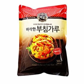 CJ 부침가루 500g 10개 밀가루 중력분