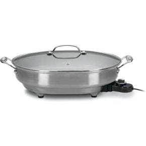 영국 쿠진아트 그릴 Cuisinart CSK150 1500Watt Nonstick Oval Electric Skillet 1637741