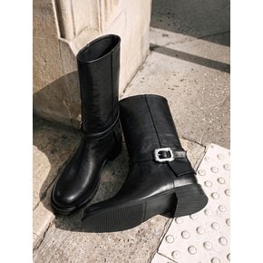 Lino 리노 버클 미들부츠 4cm