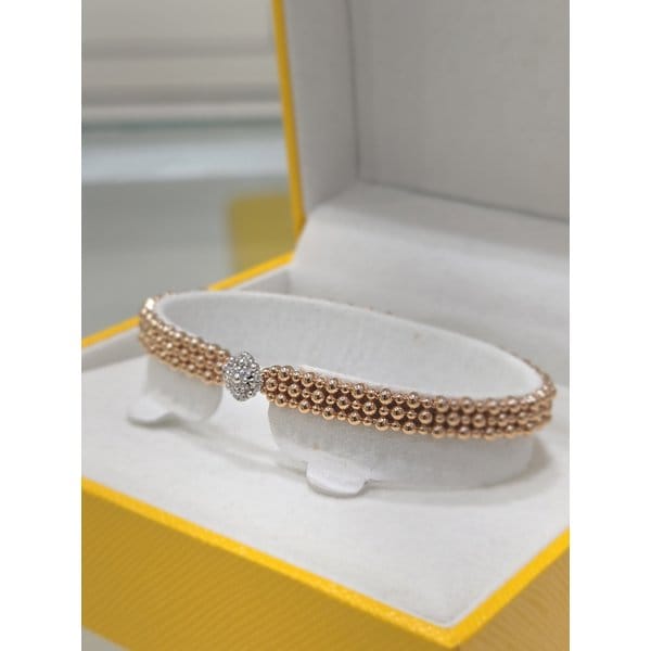 [파주점] [루앙C] 화이트큐빅(CZ) 볼(Ball)유닛 팔찌 PG 14k 250100404