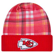 [해외] 1079986 NFL [캔자스시티 치프스] Sideline Statement Cuffed Knit Hat Red