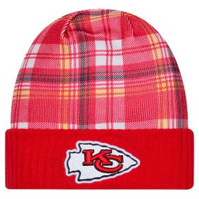 [해외] 1079986 NFL [캔자스시티 치프스] Sideline Statement Cuffed Knit Hat Red